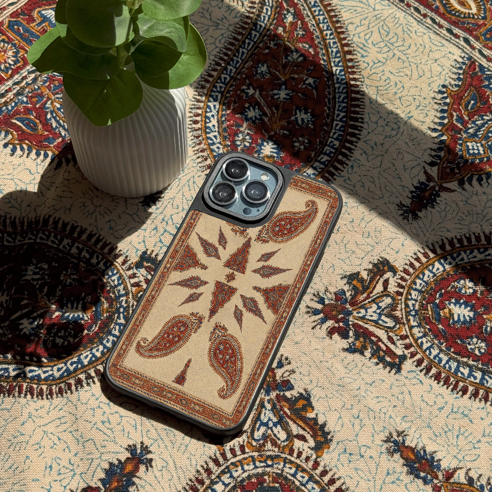 قاب آینه ای چاپی سفارشی (کد 0469) مدل بته جقه مناسب برای گوشی موبایل شیائومی ردمی Xiaomi Redmi Note 8 / Note 8 Pro / Note 9S / Note 9 Pro / Note 10 Pro / Note 10 Pro Max / Note 11S / Note 11 4G / Note — تصویر ۳
