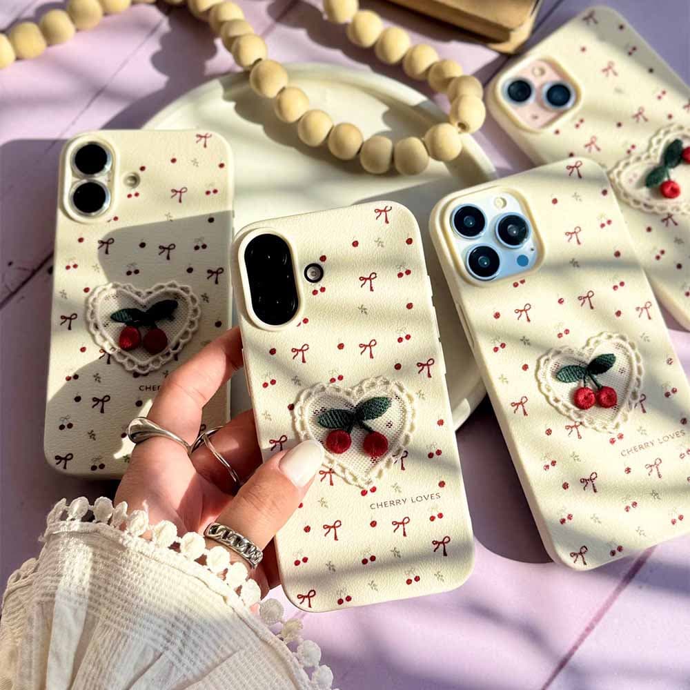 قاب Cherry Loves مناسب برای گوشی موبایل آیفون — تصویر ۴