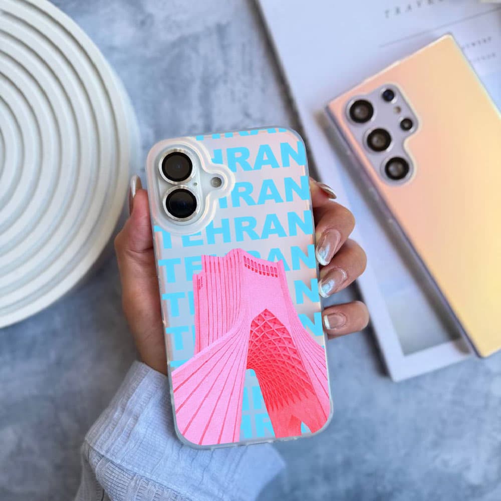 قاب هولوگرامی چاپی سفارشی (کد 0466) مدل تهران – tehran مناسب برای گوشی موبایل سامسونگ Samsung Galaxy A12 / A13 / A14 / A15 / A21S / A22 4G / A23 / A24 / A25 / A30S / A31 / A32 4G / A32 5G / A33 / A34 — تصویر ۳