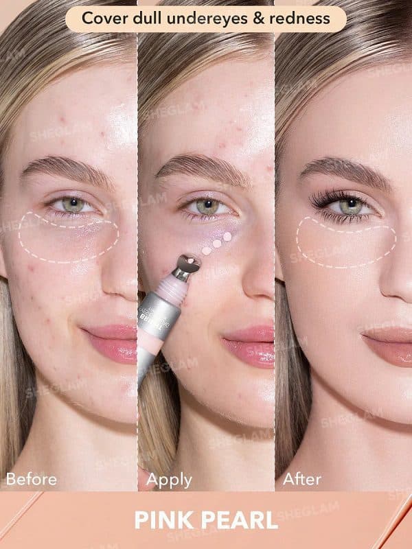 کانسیلر BRIGHT EYES COOLING رنگ PINK PEARL شیگلم SHEGLAM — تصویر ۲