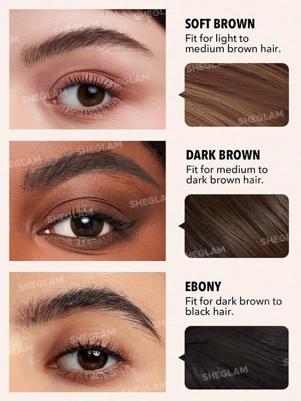 پماد ابروی ضد آب BOSS BROW رنگ EBONY شیگلم SHEGLAM — تصویر ۶