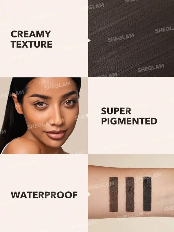 پماد ابروی ضد آب BOSS BROW رنگ EBONY شیگلم SHEGLAM — تصویر ۳