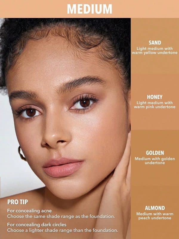 کانسیلر COMPLEXION BOOST رنگ ALMOND شیگلم SHEGLAM — تصویر ۳