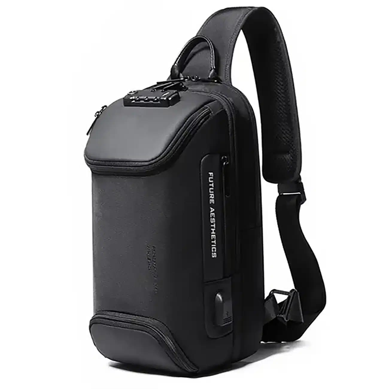 کیف کراس بادی بنج اصل BANGE BG-7082 رمز دار با پورت USB