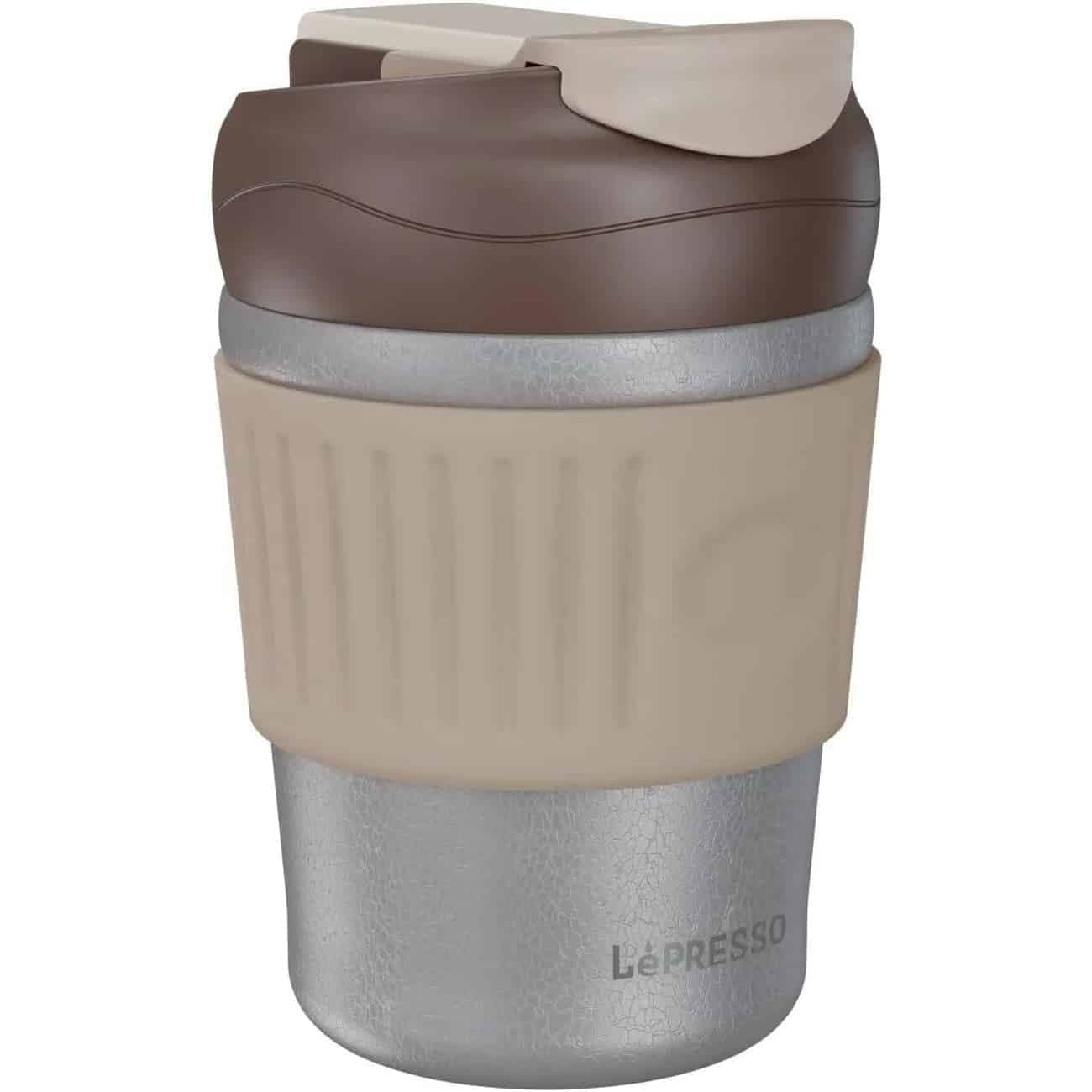 ماگ سفری لپرسو Lepresso مدل LPPBCFFC دو درپوش 350 میلی لیتری — تصویر ۲