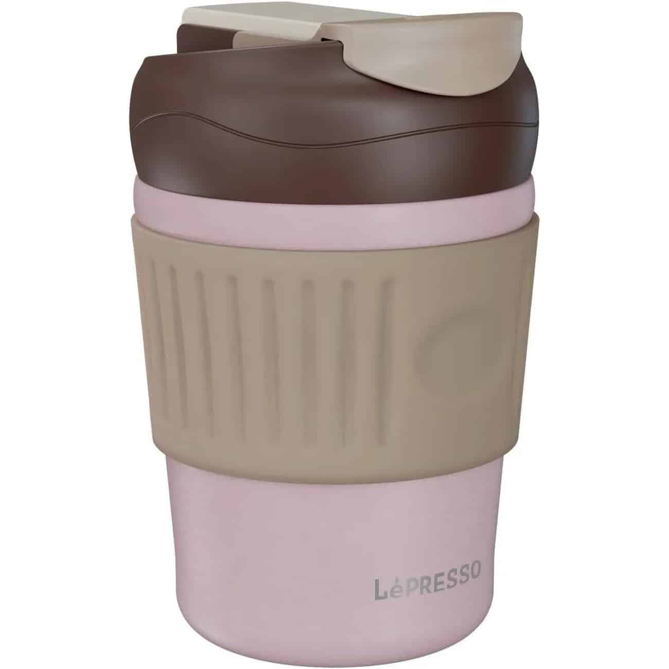 ماگ سفری لپرسو Lepresso مدل LPPBCFFC دو درپوش 350 میلی لیتری