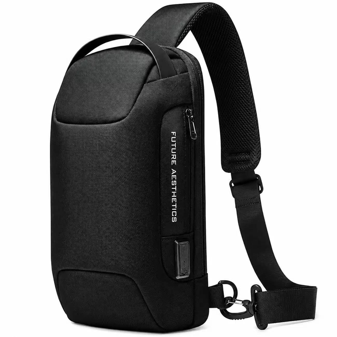 کیف کراس بادی مردانه بنج اصل BANGE BG-22085 رمز دار با پورت USB