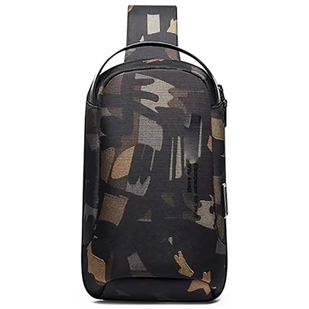 کیف کراس بادی مردانه بنج BANGE اصل مدل BG-7221 ضدآب با درگاه شارژ — تصویر ۷