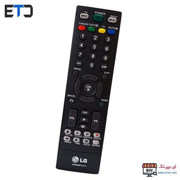 ریموت کنترل تلویزیون ال جی LG AKB33871411 — تصویر ۲