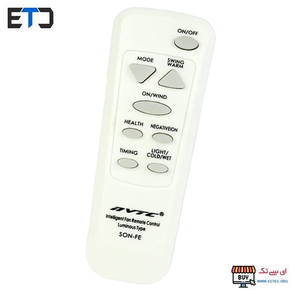 ریموت کنترل پنکه و کولر آبی همه کاره NVTC SON-FE — تصویر ۲