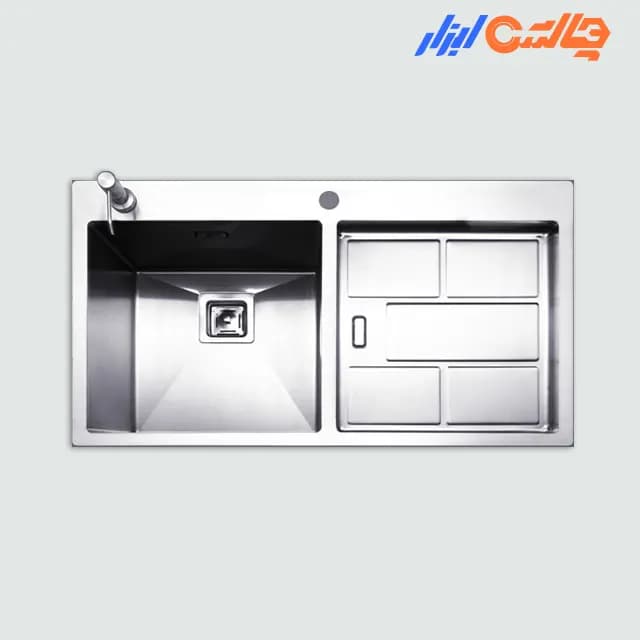 سینک ظرفشویی تک لگن چپ مس مدل ‎F40TNL