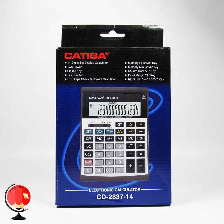 ماشین حساب کاتیگا CATIGA CD-2837-14 — تصویر ۳