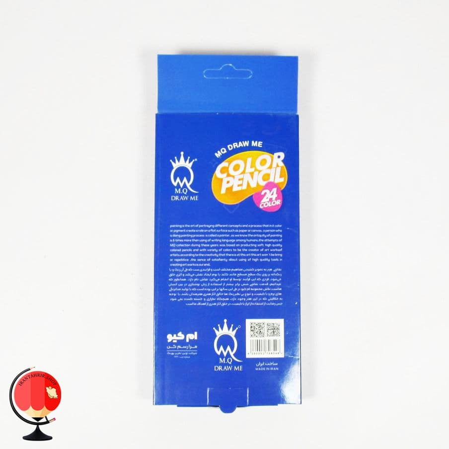مداد رنگی 24 رنگ ام کیو MQ طرح ماریو — تصویر ۲