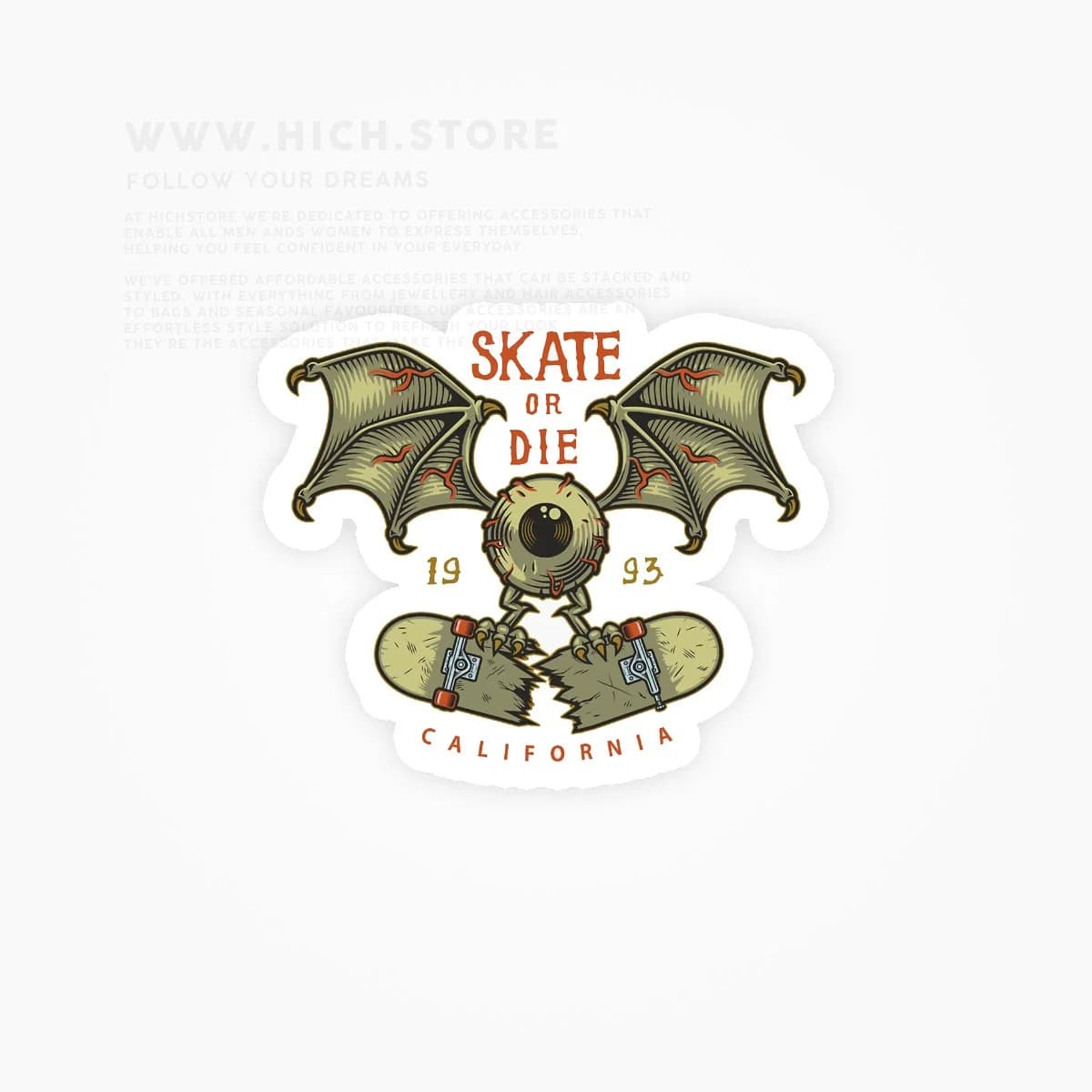 استیکر Skate or Die