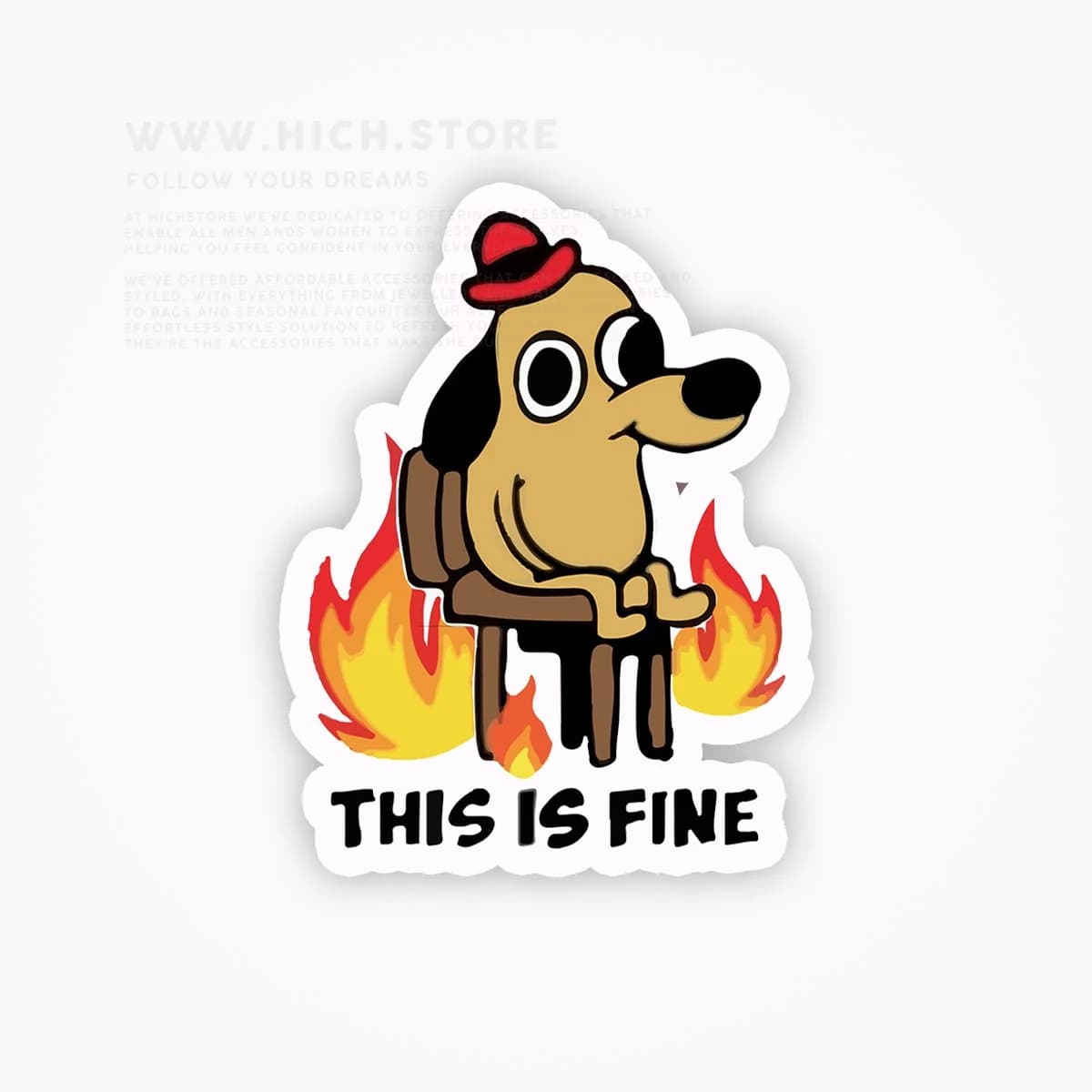 استیکر This is Fine