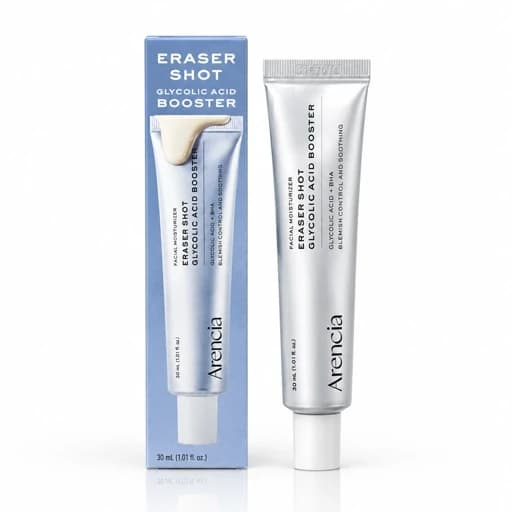 سرم مرطوب کننده گلوکلیک اسید آرنسیا کره ای اورجینال Eraser Shot Glycolic Acid Booster مخصوص دور چشم و صورت حجم 30 میل