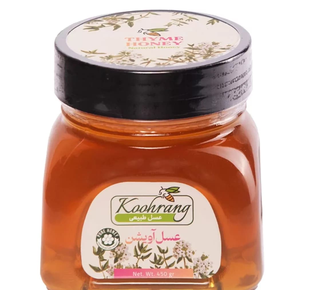 عسل طبیعی گون رویال کندو کوهرنگ وزن 450 گرم