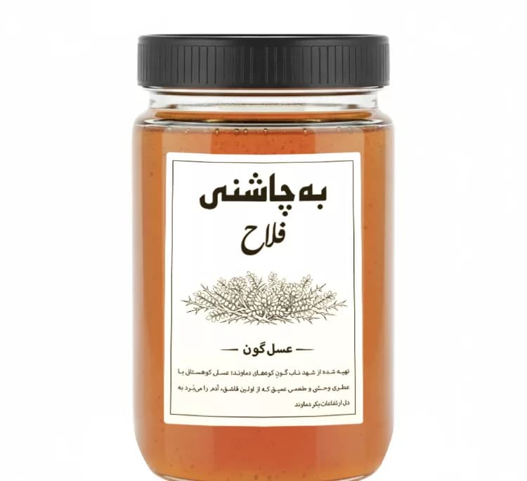 عسل ممتاز گون به چاشنی فلاح وزن 1000 گرم