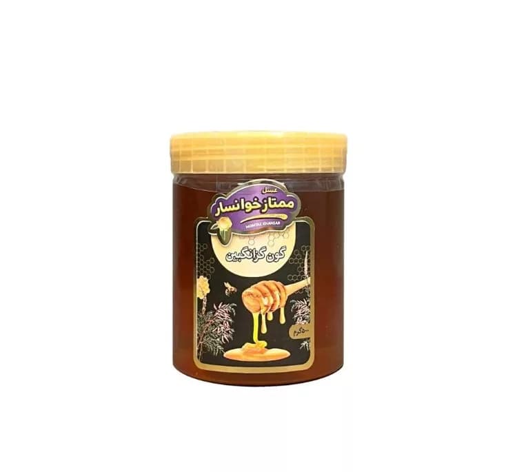 عسل گون گزانگبین ممتاز خوانسار وزن 500 گرم