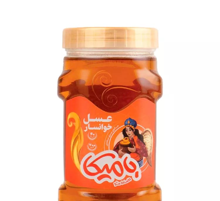 عسل چهل گیاه بامیکا وزن 700 گرم