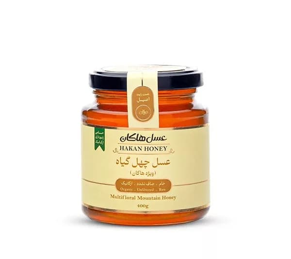 عسل چهل گیاه هاکان وزن 400 گرم