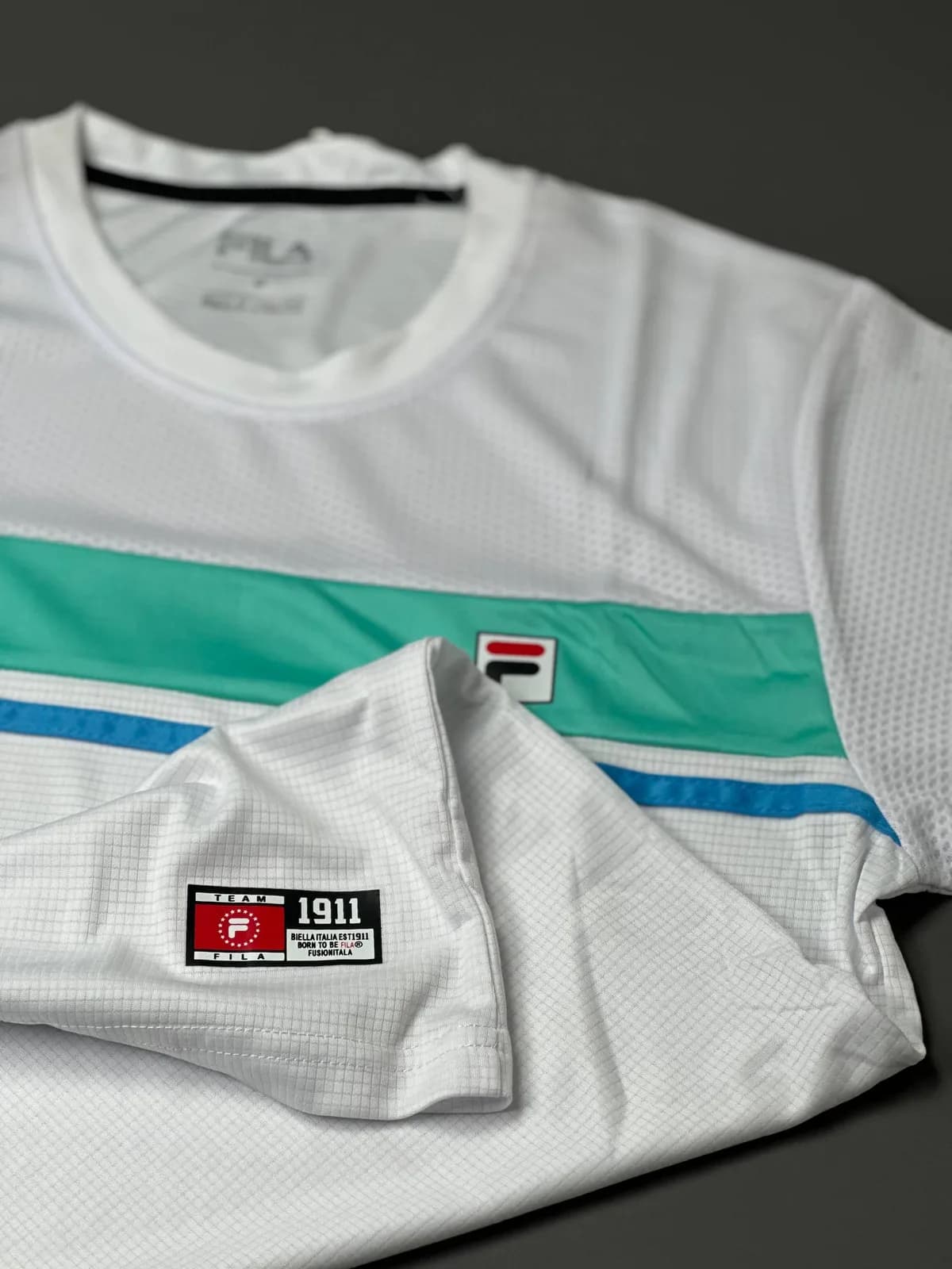 تیشرت مردانه FILA کد 6936 رنگ سفید — تصویر ۲