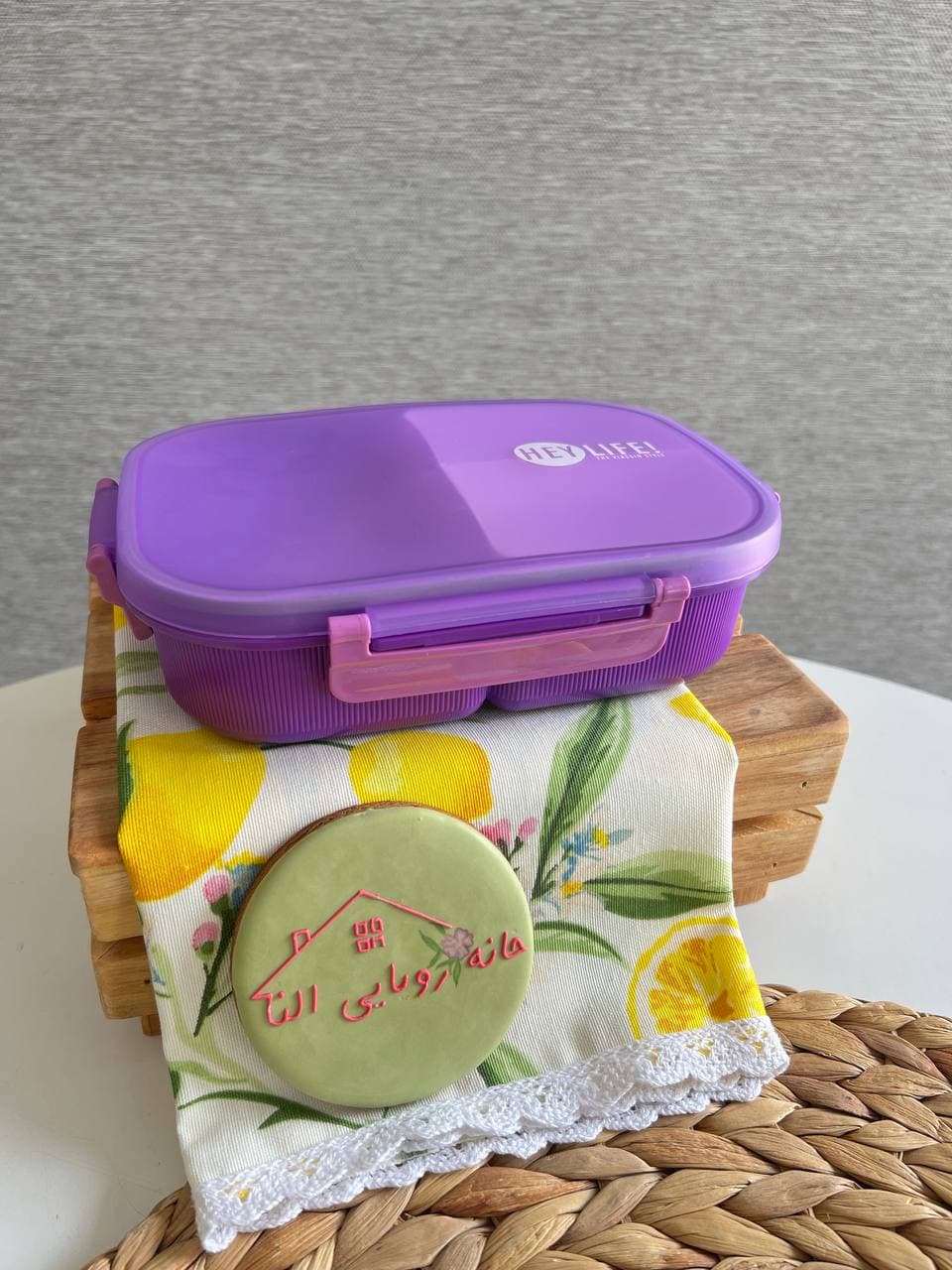 ظرف غذا مدرسه پلاستیکی مستطیل کد 120 — تصویر ۲