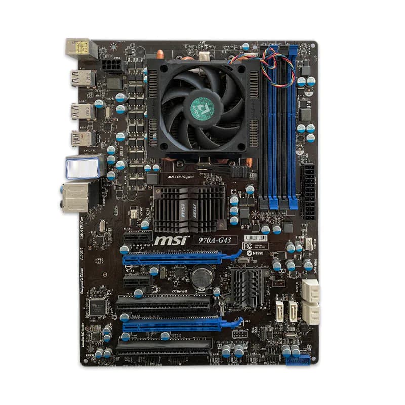 باندل مادربرد ام‌اس‌آی MSI 970A-G43 + AMD FX-6300 استوک به همراه فن — تصویر ۳