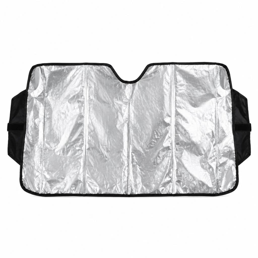 آفتابگیر شیشه جلو خودرو مدل چتری (Windshield Sun Shade Umbrella) همراه با کیف چرمی