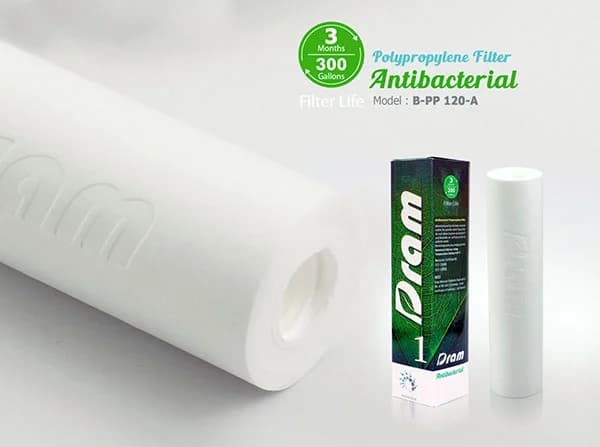 فیلتر الیافی 120 گرمی آنتی باکتریال دِرَم — تصویر ۲