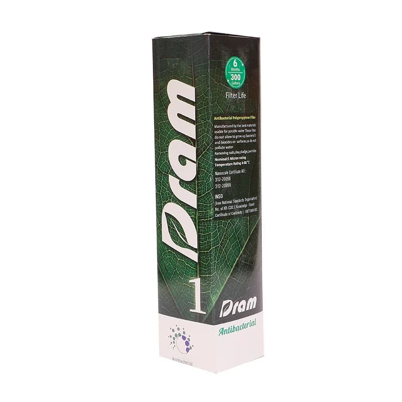 فیلتر الیافی 120 گرمی آنتی باکتریال دِرَم