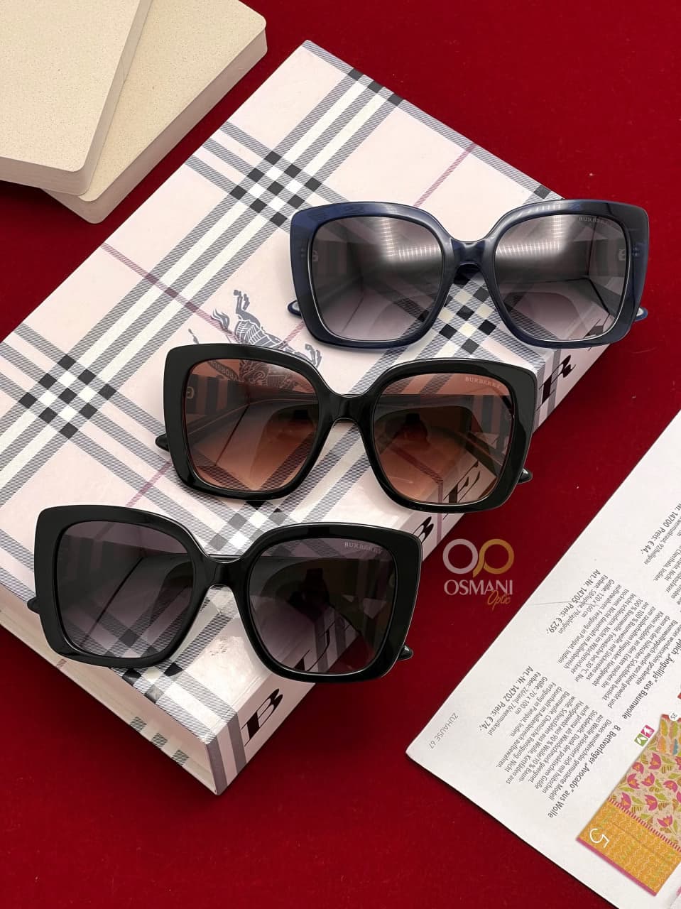عینک آفتابی زنانه بربری مدل BURBERRY BE4294 — تصویر ۷