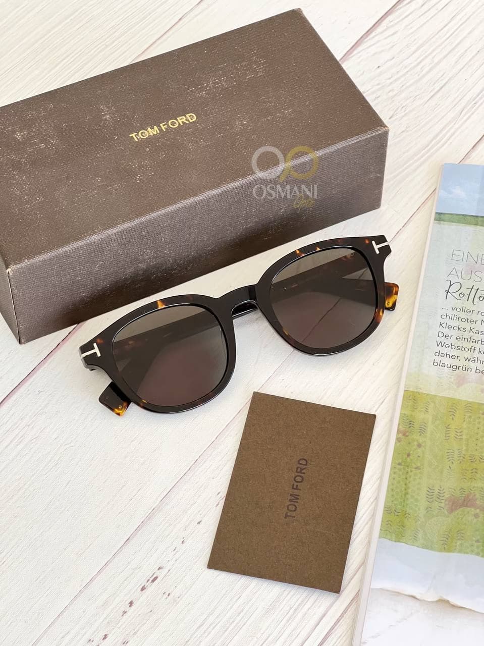 عینک آفتابی اسپرت تامفورد مدل Tom Ford TF5499 Round — تصویر ۵