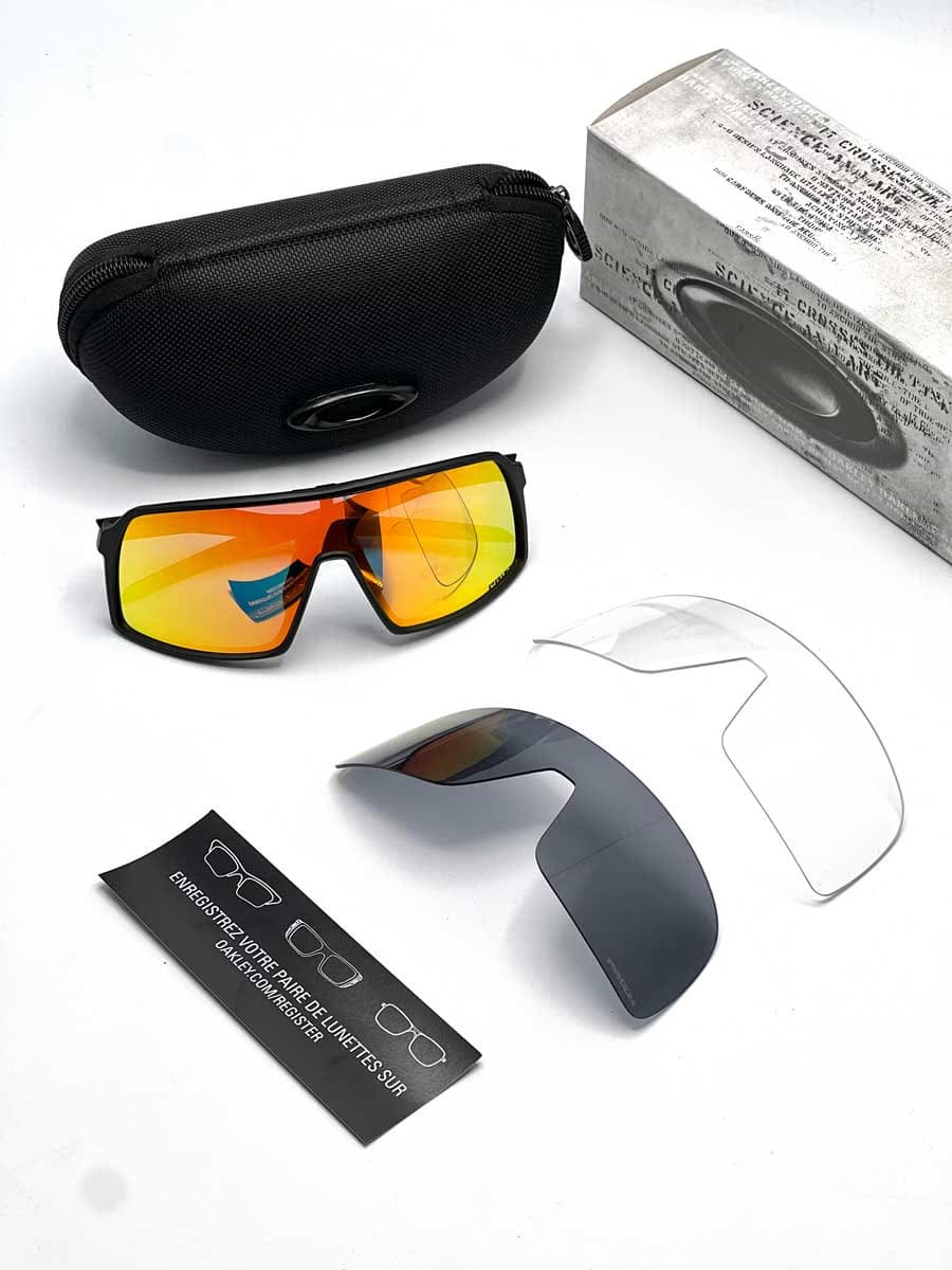 عینک ورزشی اوکلی(سه لنزه) مدل OAKLEY SUTRO — تصویر ۴