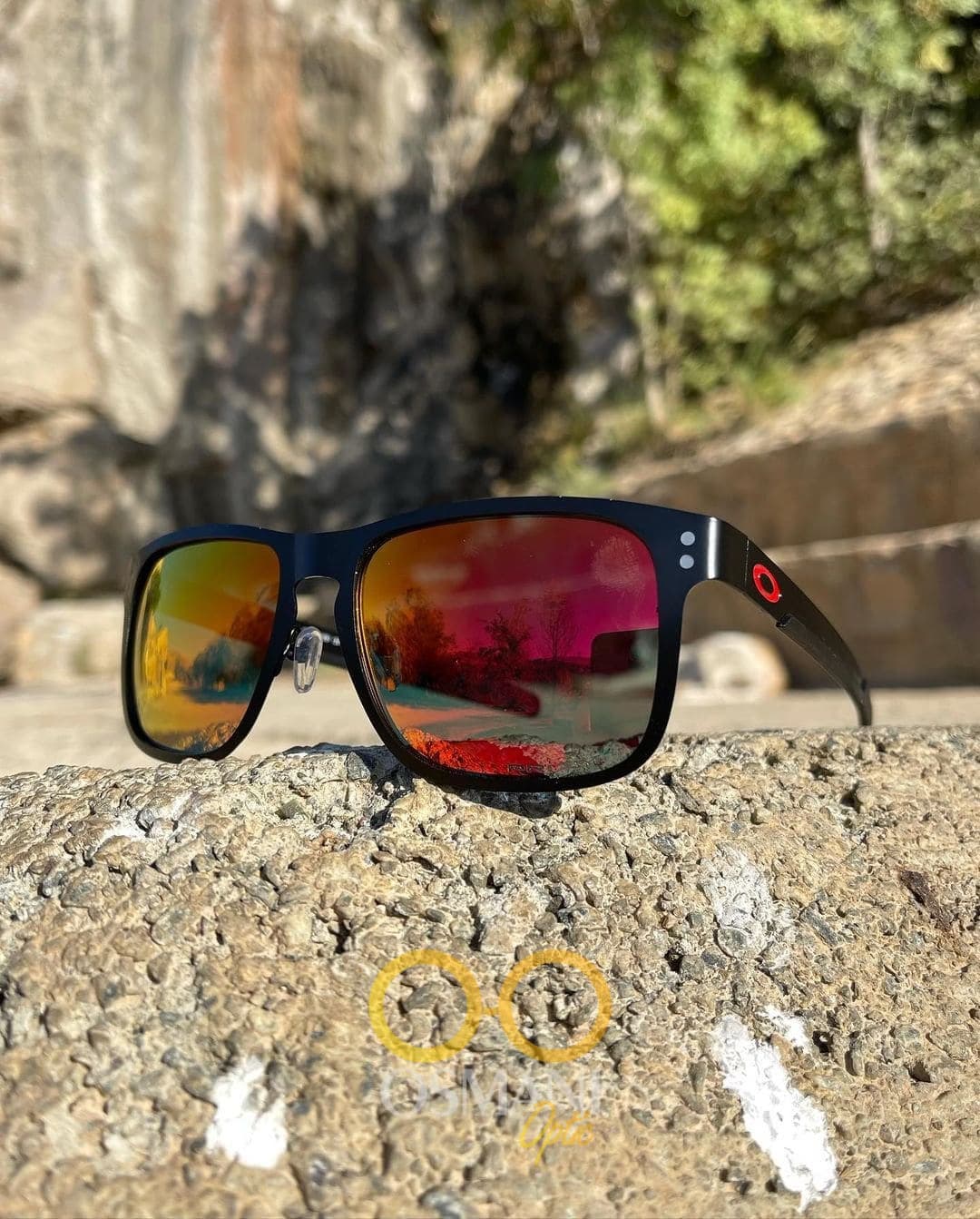 عینک آفتابی اسپرت اوکلی OAKLEY HOLLBROOK OO4123 METAL — تصویر ۲