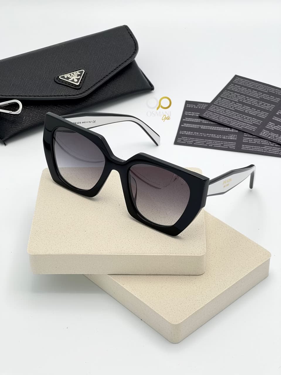 عینک آفتابی زنانه پرادا مدل PRADA SPR 15WF