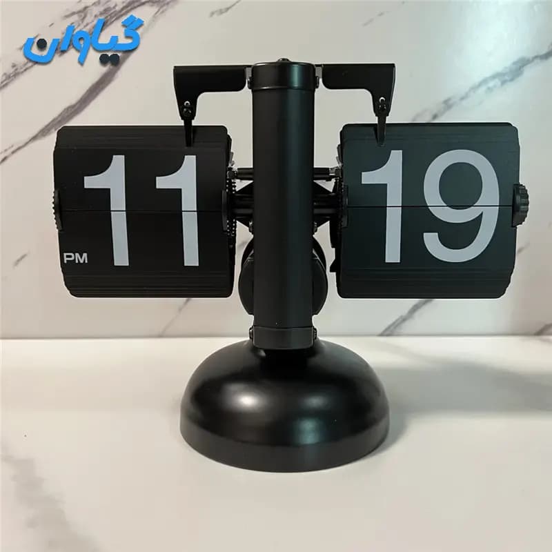 ساعت رومیزی مکانیکی ورقه ای Flip Clock — تصویر ۸