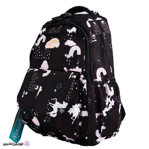 کوله پشتی پسرانه تک شاخ-مشکی — تصویر ۳