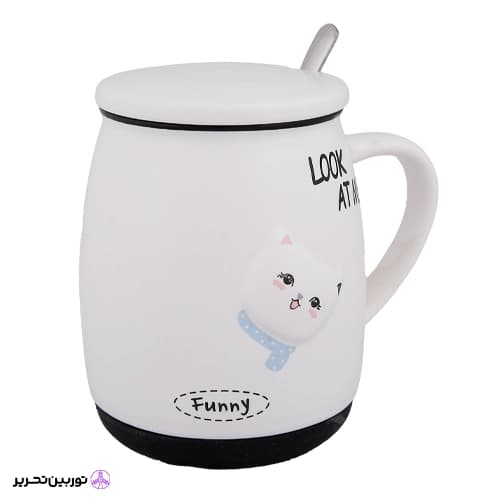 ماگ look at me سرامیکی زیر سیلیکونی — تصویر ۲