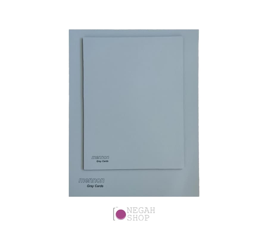 ست 2 تایی کارت خاکستری MENNON SET OF 2 GRAY CARD’S 18% GRAY / 92% WHITE — تصویر ۲