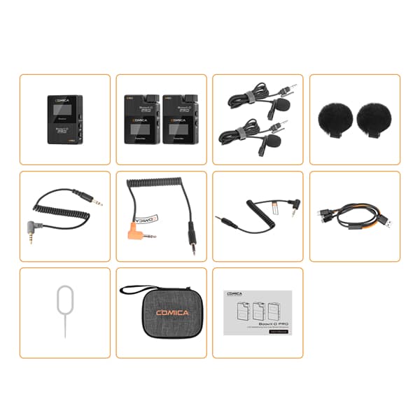 ست میکروفون بی سیم COMICA BoomX-D Pro D2 — تصویر ۵