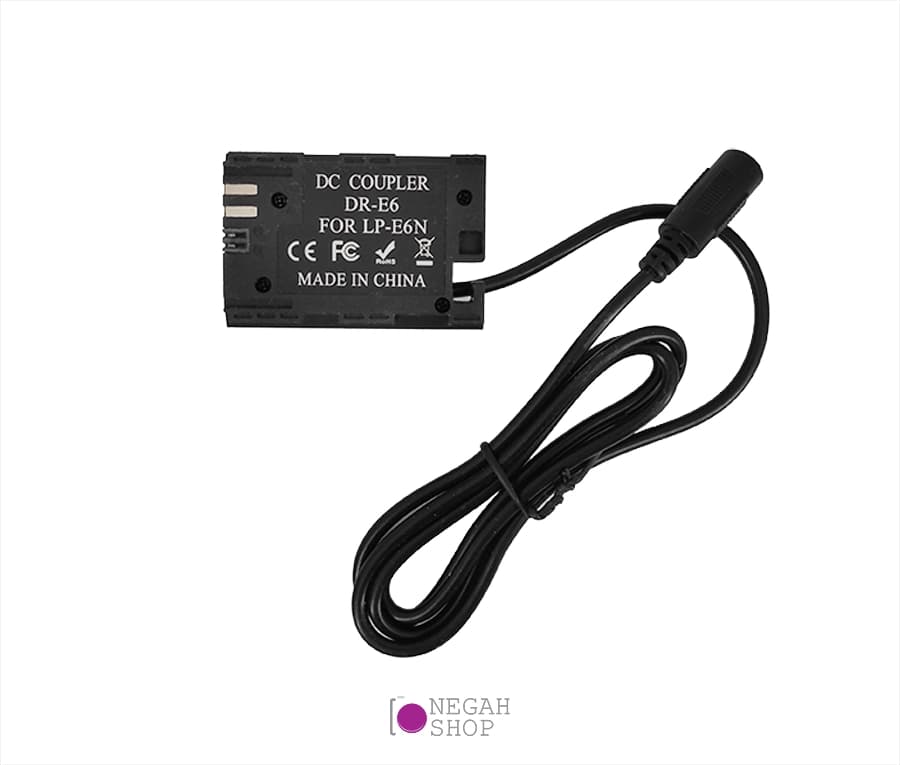 آداپتور برق مستقیم دوربین LP-E6 AC — تصویر ۲