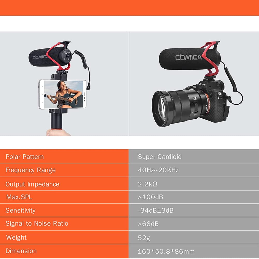 میکروفون شاتگانCOMICA CVM-V30 LITE BR — تصویر ۴