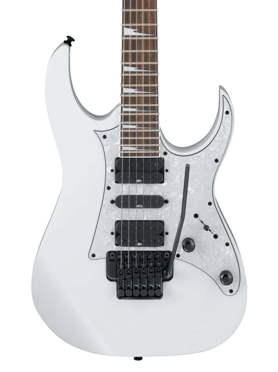 گیتار الکتریک آیبانز مدل Ibanez RG350DXZ به همراه آمپلی فایر فندر مدل MUSTANG 1.V2 با توان خروجی 20 وات با کیف و استند (دست دوم) — تصویر ۳