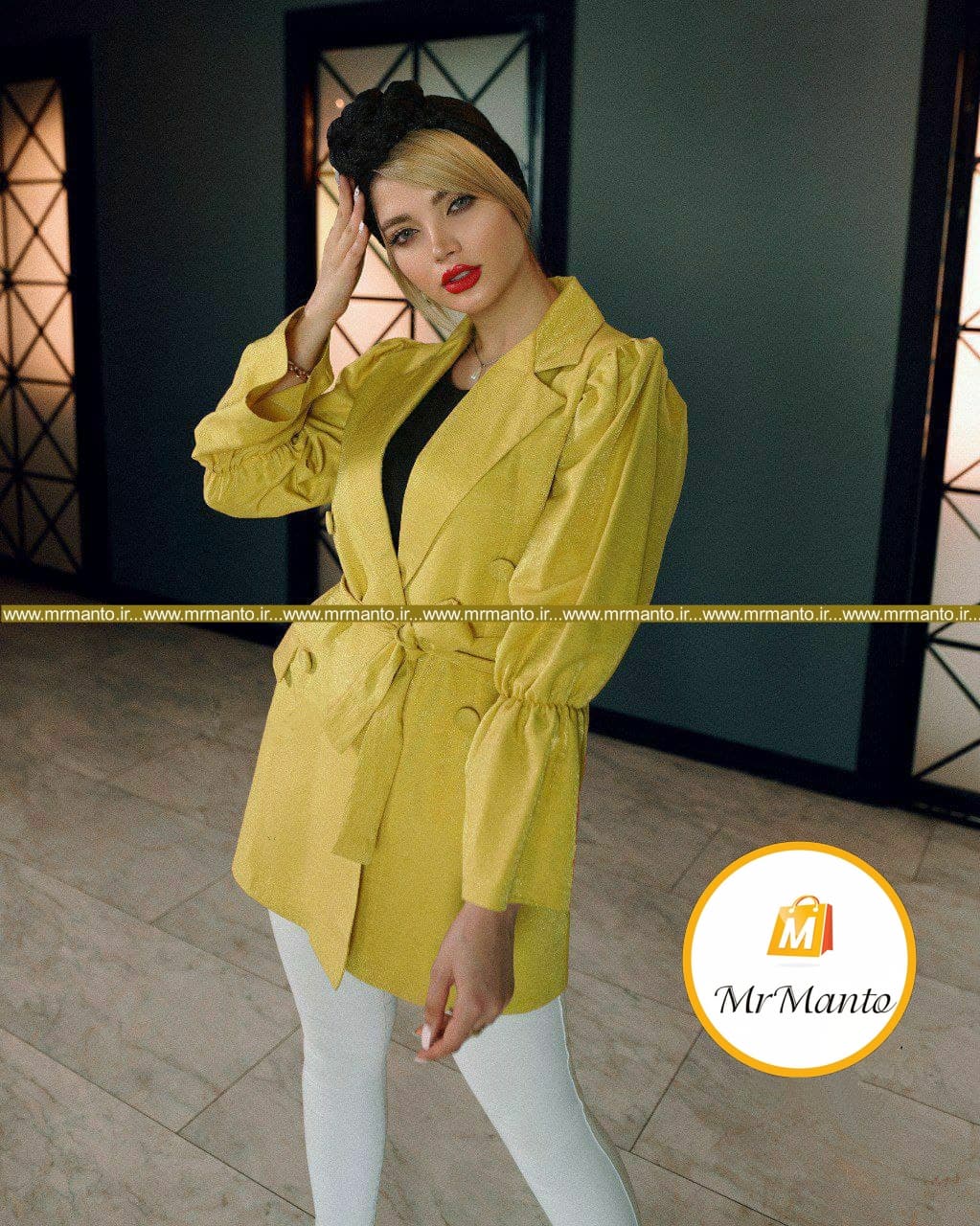 مانتو عید نوروز نیهان کتان کریستال