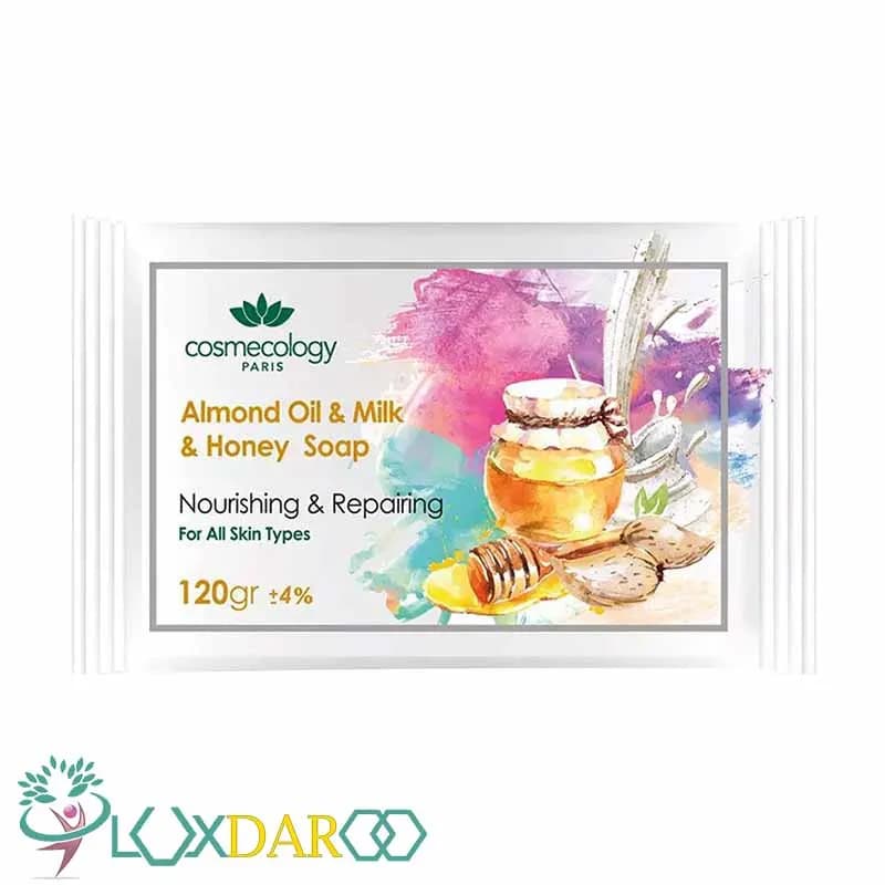 صابون روغن بادام، شیر و عسل انواع پوست کاسمکولوژی