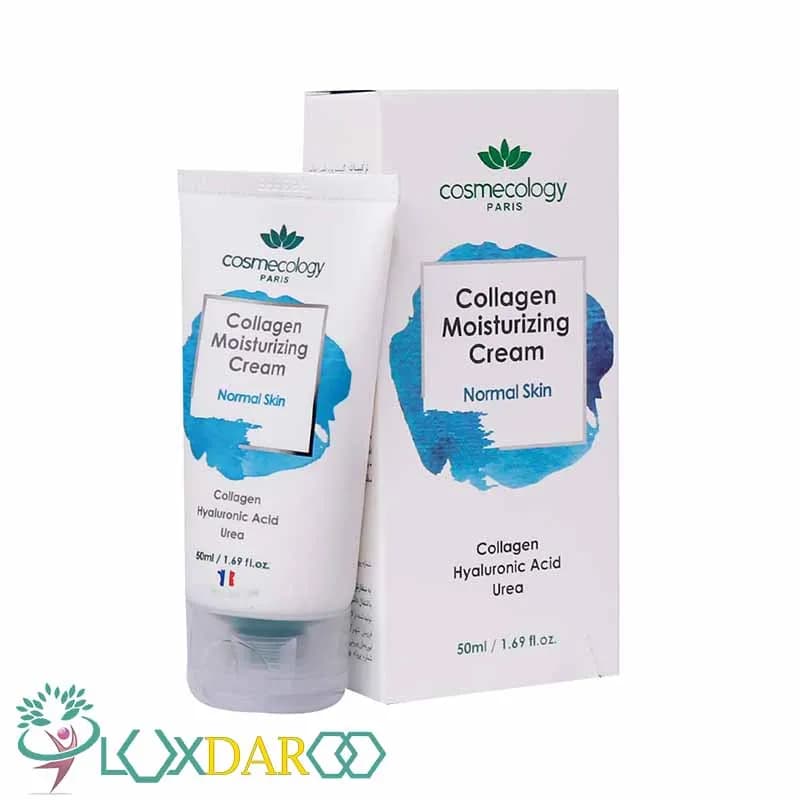 کرم مرطوب کننده حاوی کلاژن پوست نرمال کاسمکولوژی 50 میل