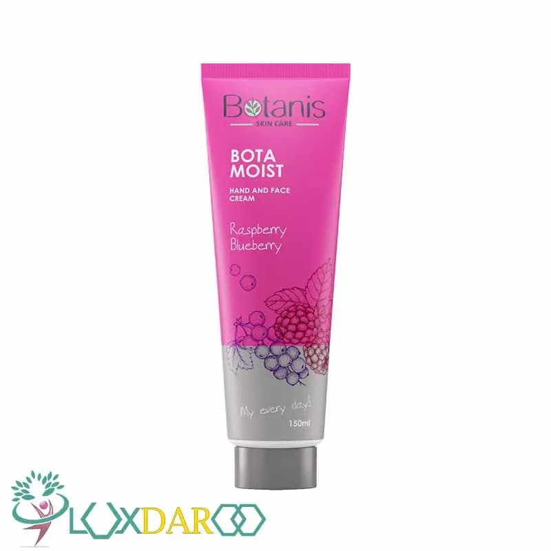 کرم مرطوب کننده دست و صورت بلوبری و تمشک بوتانیس 150 میل