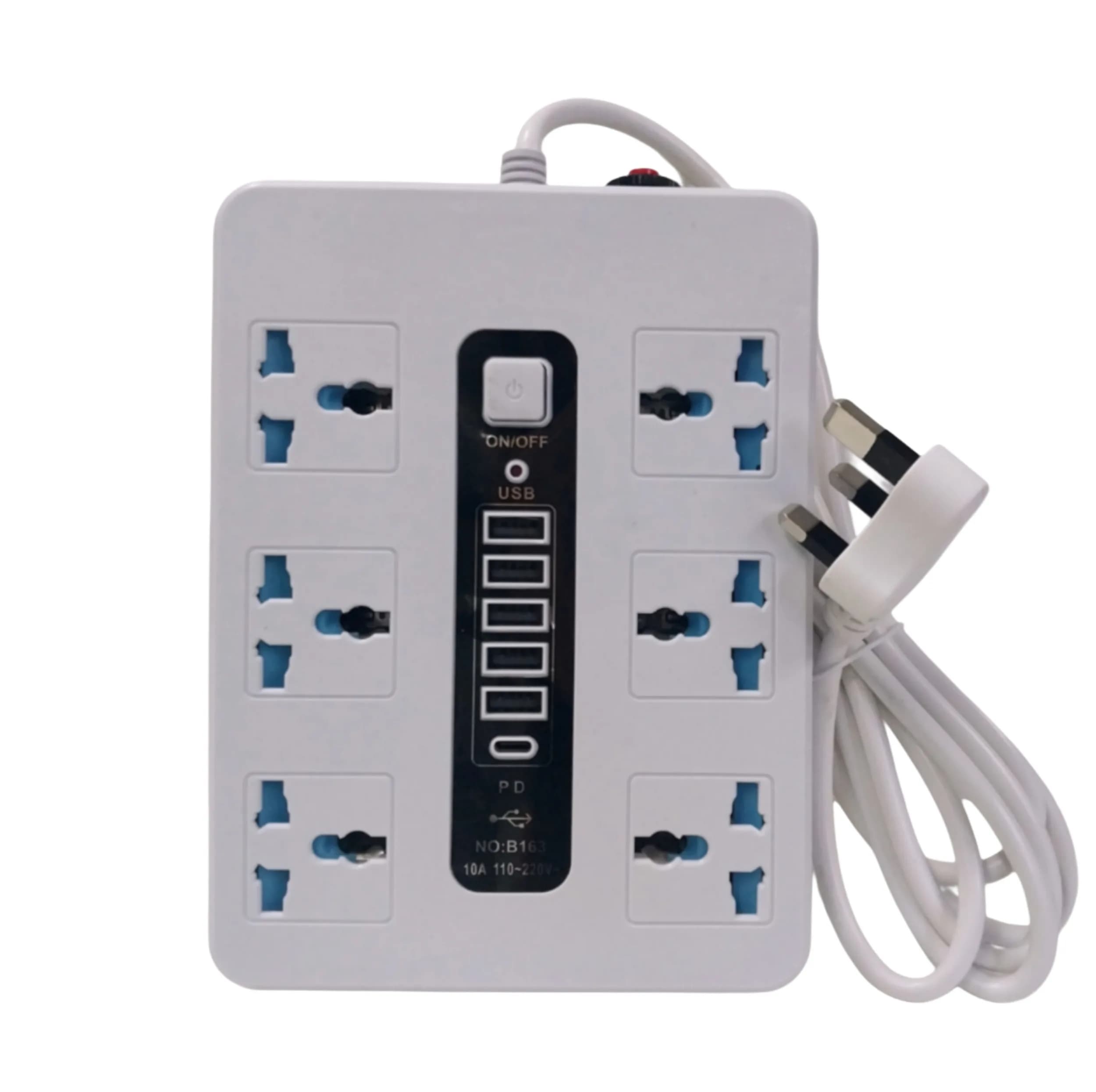 چندراهی برق مدل چندراهی power socket 5USB&1TYPE-C
