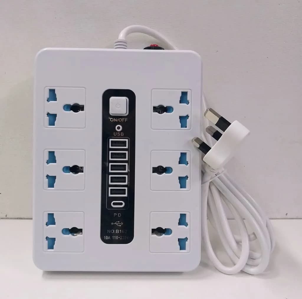 چندراهی برق مدل چندراهی power socket 5USB&1TYPE-C — تصویر ۵